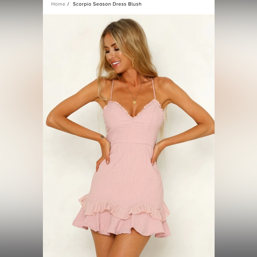Scorpio Season Dress Blush